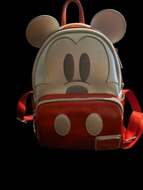 Loungefly Disney100 Platinum Mickey Mouse Cosplay Mini Backpack